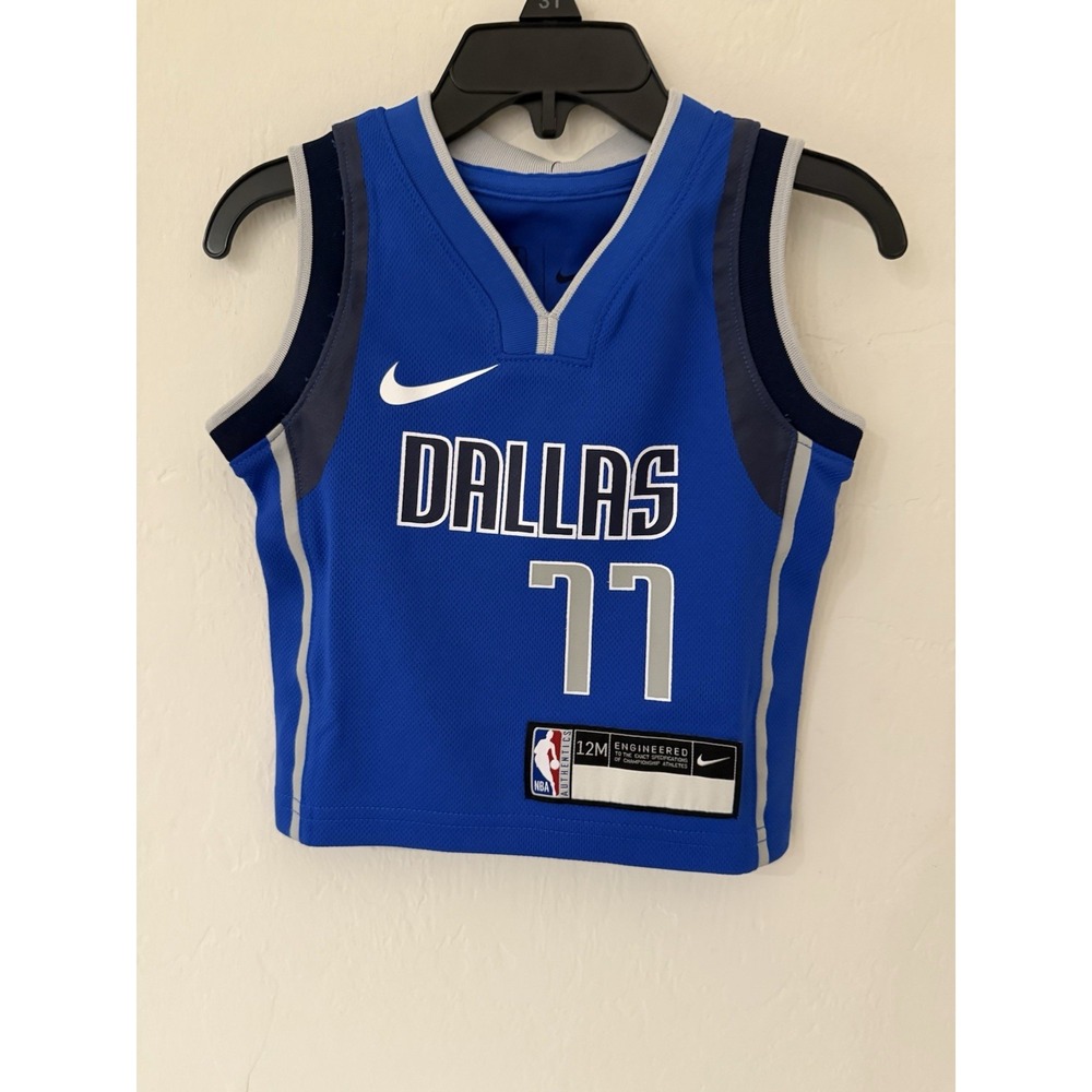 Luka Dončič #77 Dallas Mavericks Nike Engineered Toddler Jersey Size 12M- NWT